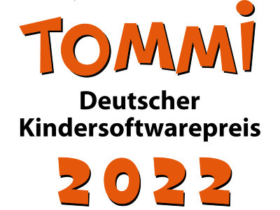 Logo TOMMI Deutscher Kindersoftwarepreis 2022