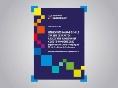Cover des Berichts von C. Lampert und K. Thiel zur Mediennutzung und Schule während Covid-19 2020