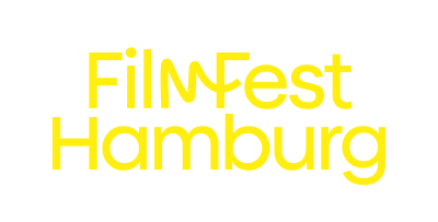 gelber Schriftzug FilmFest Hamburg