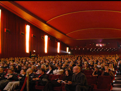 Kinosaal beim Filmfest Hamburg