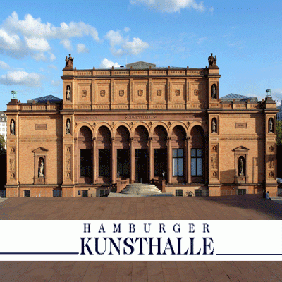 Hamburger Kunsthalle: Altbau, Blick von der Galerie der Gegenwart