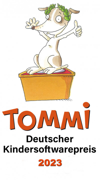 Motiv TOMMI – Deutscher Kindersoftwarepreis 2023
